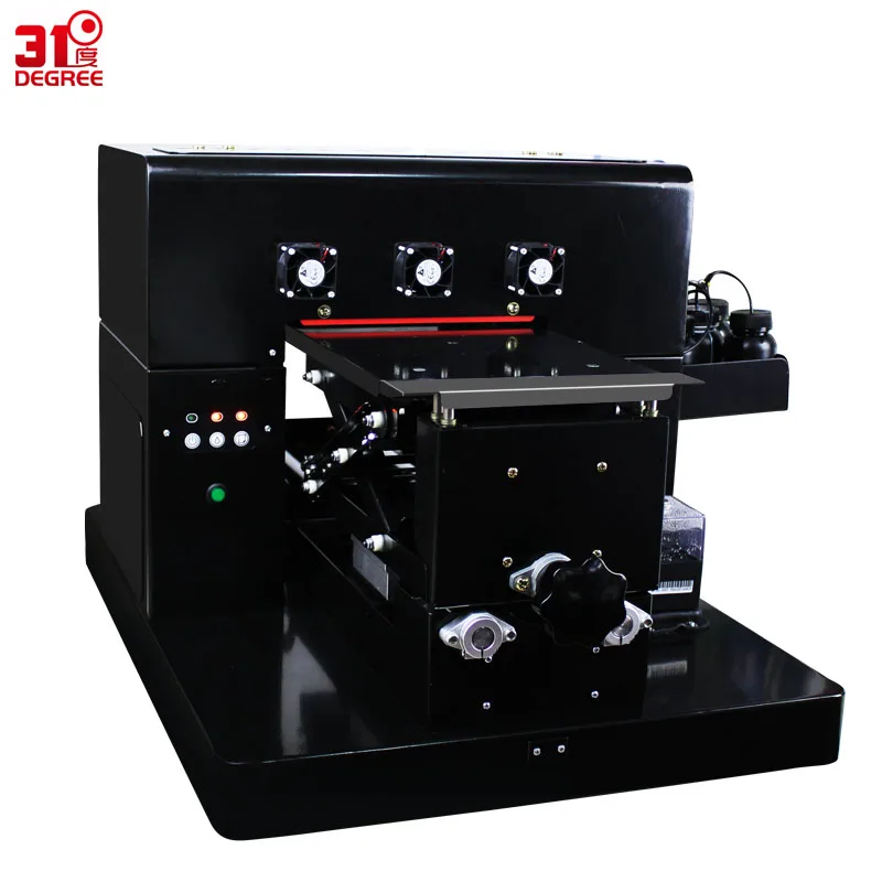  A4 automatic UV With Cylinder Color Inkjet Printer Cup /T Shirt Printing Machine/ 3d Emboss Phone C