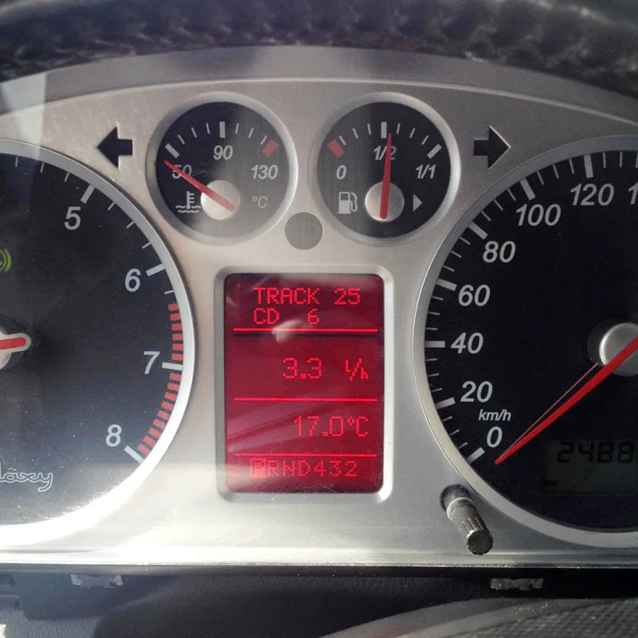 FIS//MFA LCD DISPLAY SPEEDOMETER INSTRUMENT CLUSTER FOR AUDI A2 A3 A4 A6 VDO