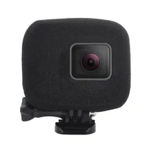 Лобовое стекло Ветер шумоподавление губка пена чехол Корпус для GoPro Hero 5 6 7 Спорт Экшн камеры аксессуары F3550