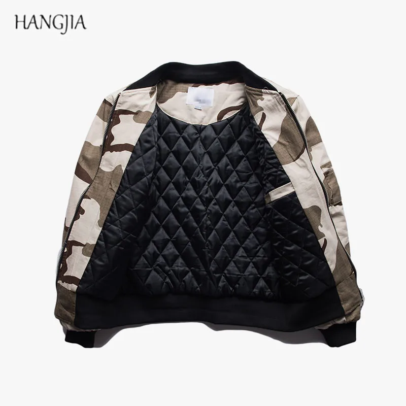 

Mens Camouflage Cotton Military Bomber Jackets MA1 Thin Section Europe the United States Desert Air Force Pilot Baseball Jacket