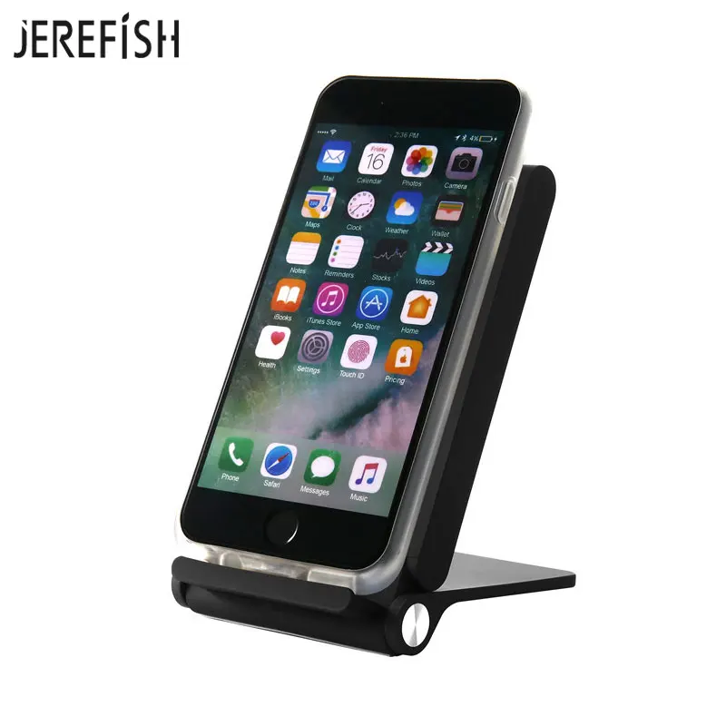 

JEREFISH Wireless Charging Stand 3 Coils Qi Wireless Charger for iPhone 7 8 8Plus Galaxy Note 8 S7 Edge All Qi Enable Devices