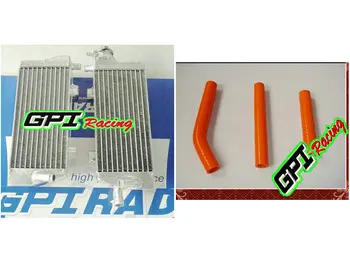 

Aluminum Radiator + hose for KTM 125/150/200/250/300 SX/XC/XC-W 2013 2014 13 14