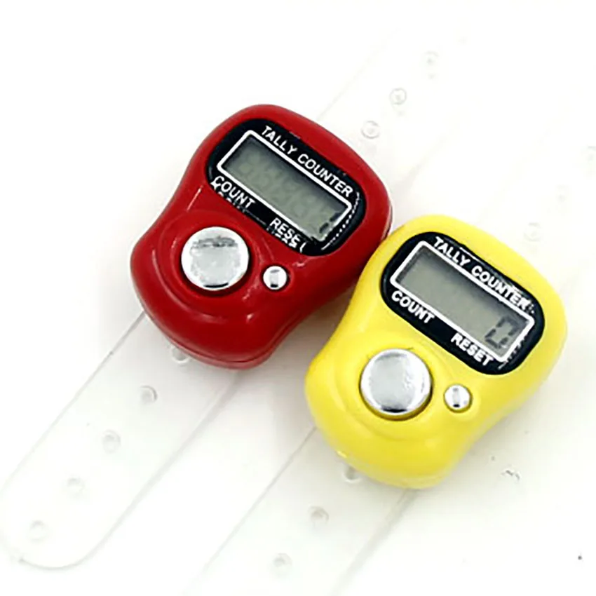 Portable Electronic Digital Counter Row Finger Automatic Screen Compact