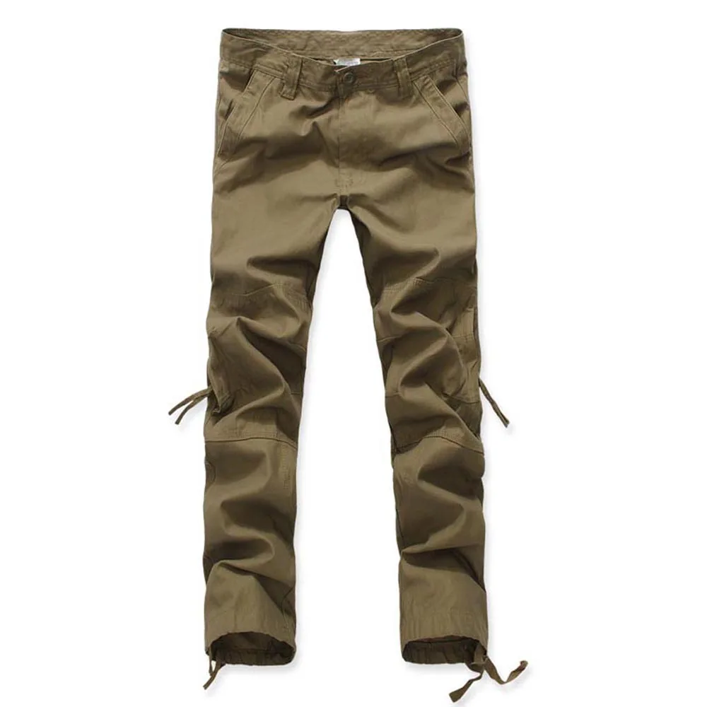 Мужские брюки-Карго повседневные мужские брюки с карманами военный комбинезон мужские на открытом воздухе Длинные Брюки Большие размеры 30-40