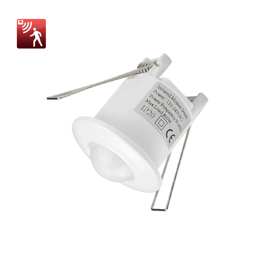 

Infrared PIR Sensor Switch Motion Induction Detector LED Lamp Switch time delay adjustable mode For LED Light Bulbs AC110V 220V