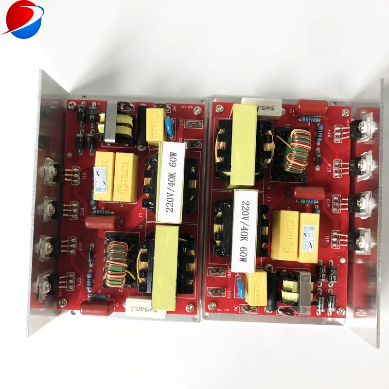 Ультразвуковая плата и преобразователи для очистки электропитания мощностью 60 Вт