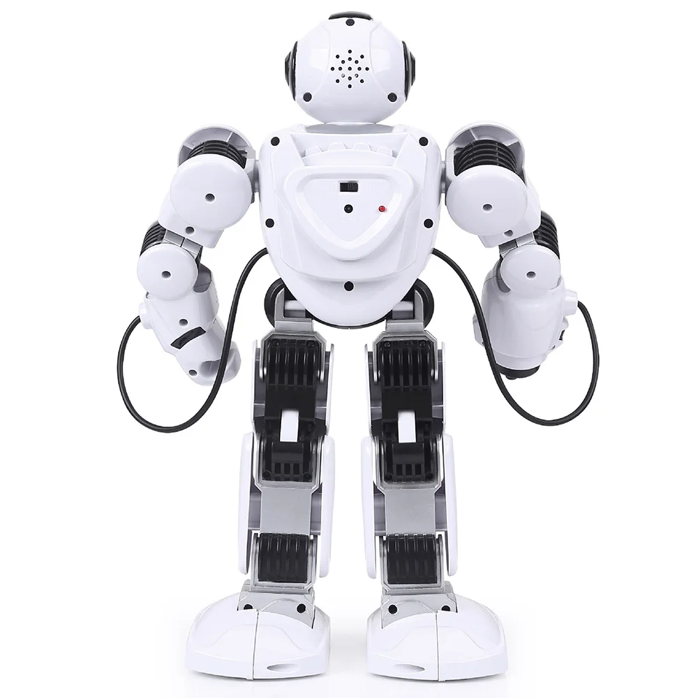 Игрушка с дистанционным управлением Интеллектуальный робот RC пение танцы раннего обучения умная светящаяся игрушка робот Запуск мягкие пули/ракета