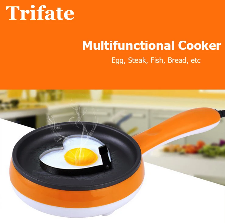 Multifunction household mini egg omelette Pancakes Fried Steak Electric Frying Pan Non Stick
