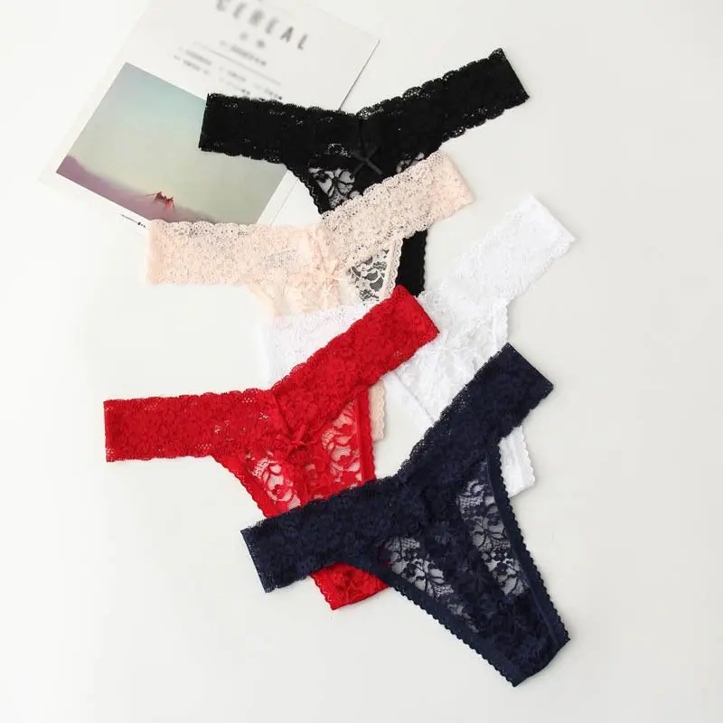

Lace G String Erotic Panties Sexy Underwear Fantastic Women Transparent Thongs Briefs Sexy Lingerie Femme Low-Rise Plus Size