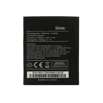 

For Wiko Slide Battery 2500mAh High Quality Batterie Bateria Batterij High Quality