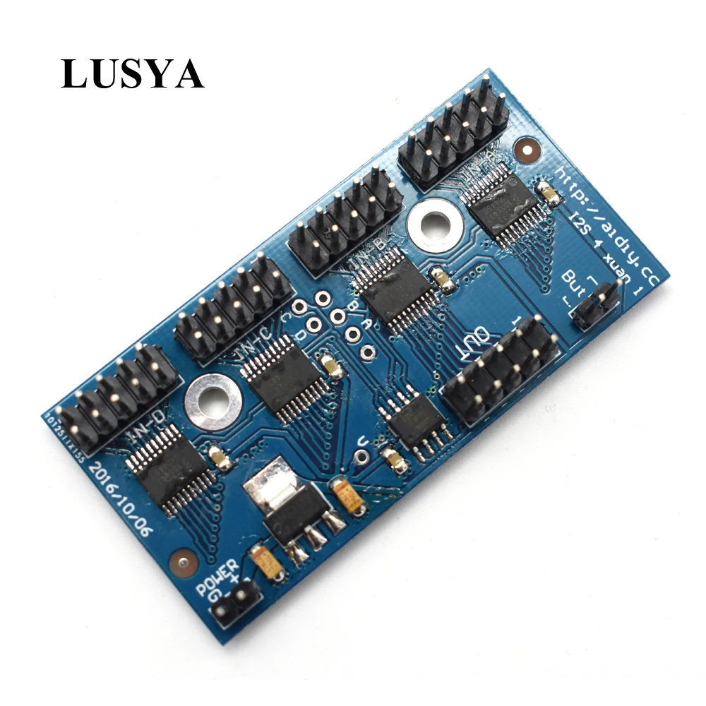 

Lusya Four-channel audio I2S/IIS switching module I2S buffer 4 select 1 module For HiFi Amplifier DIY kit F3-002