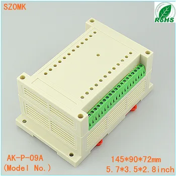 

terminal block din rail junction box (1 pcs)145*90*72mm din rail plastic enclosure project boxes plastic case electronics