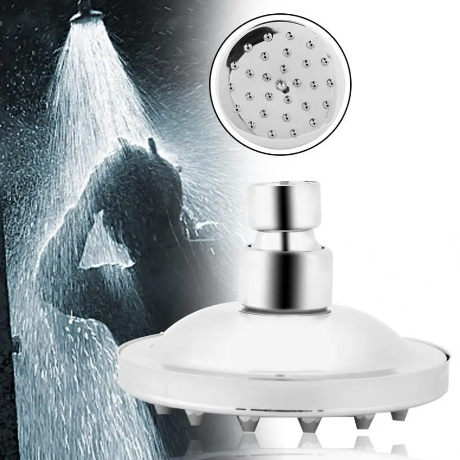 

High Pressure Rain Shower Head Bathroom Chrome Detachable Round Shower Sprayer Head showerhead G1/2" regadera para ducha