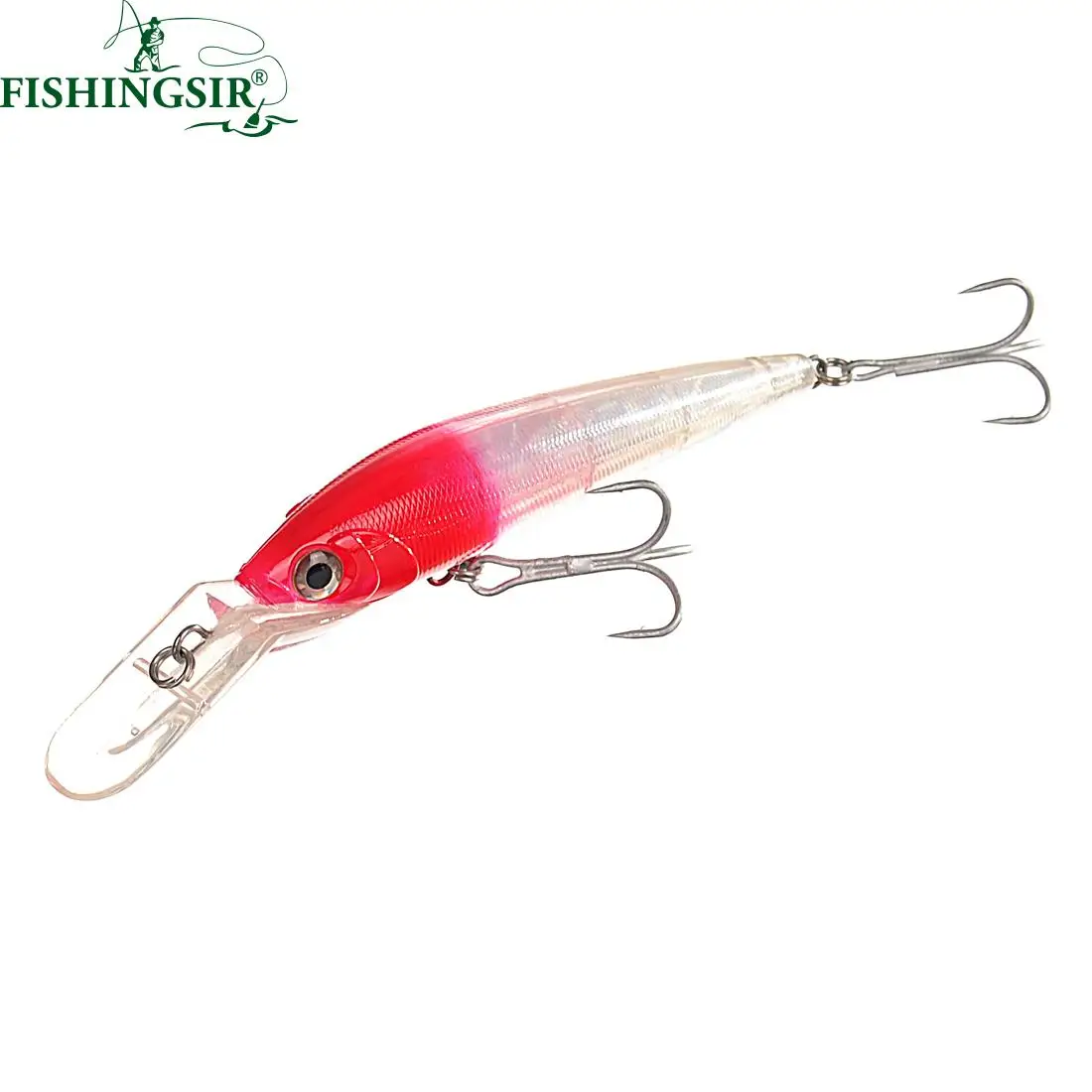 

Floating Trolling Lure Deep Diving Hard Fishing Bait Minnow Shad Jerkbait Tackle With Hooks 18cm 86g