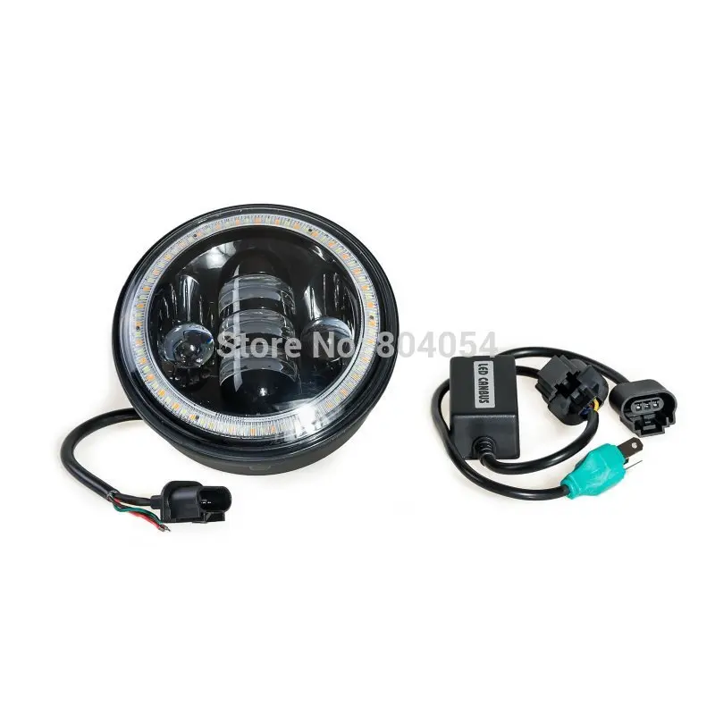 

New Motorcycle 5.75" Projector Daymarker LED Light HeadLight Clear Lens For Harley Models 2005-UP