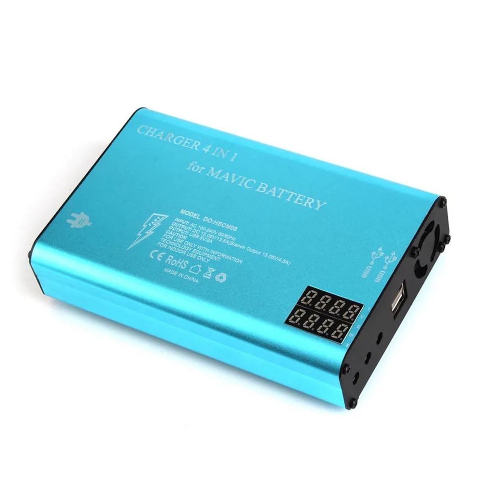 

Portable 5-Way Output Digital Battery Charging Hub Intelligent Fast Charger RC Quadcopter Drone Accessories For DJI Mavic Pro