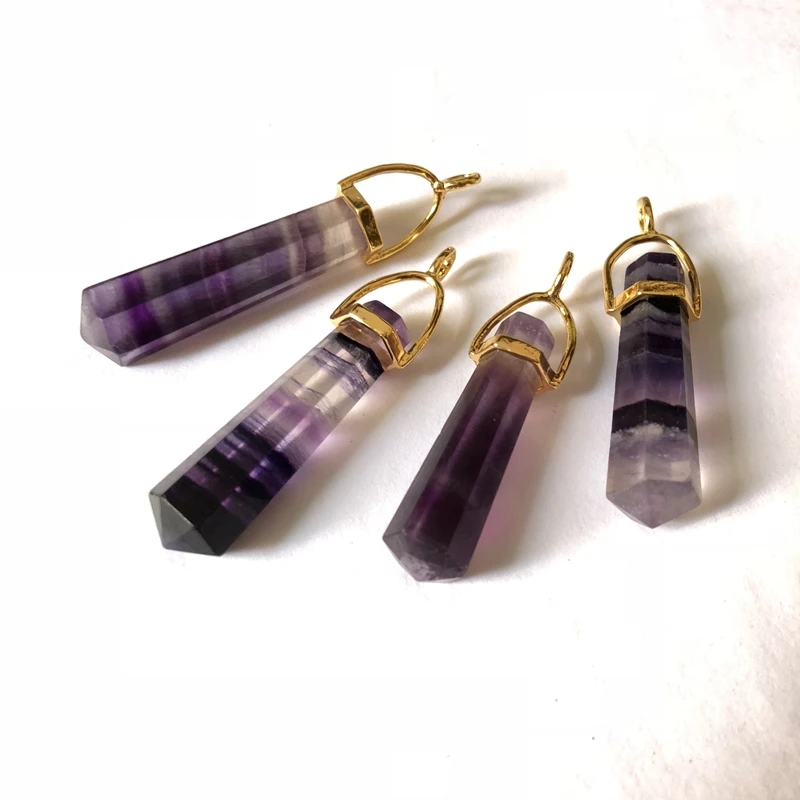 

Natural Fluorite Gem Stone Healing Point Drusy Pendant Natural Stone Loose Bead Pendant Necklace DIY 5pcs/lot