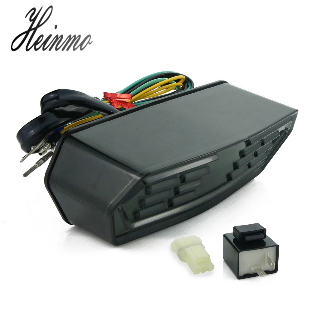 (BMK) For Honda MSX125 MXS 125 CBR650F CTX700 CTX700N Motorcycle LED Rear Tail Brake Stop Turn Signals Lamp Light Blinker Signal 12V (10)