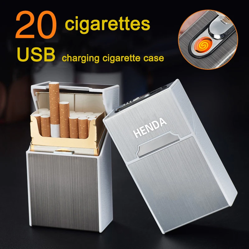 20 пачек для сигарет usb чехол зажигалок прикуривателя|Аксессуары сигарет| |
