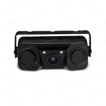

XTRONS 3 in 1 Camera 170 Degree Sensors Wide Angle Reversing Camera with inbuilt Parking Sensor Water-proof Night vision LED's