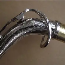 Альт-саксофон шеи черный никель тела Золотые ключи