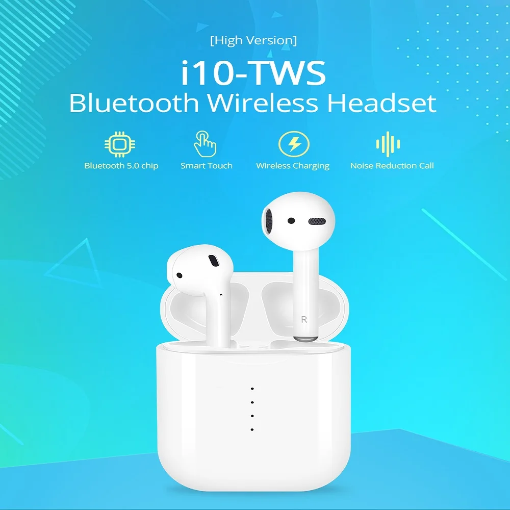 I10 tws Bluetooth 5 0 беспроводные наушники/наушники с сенсорным управлением мини