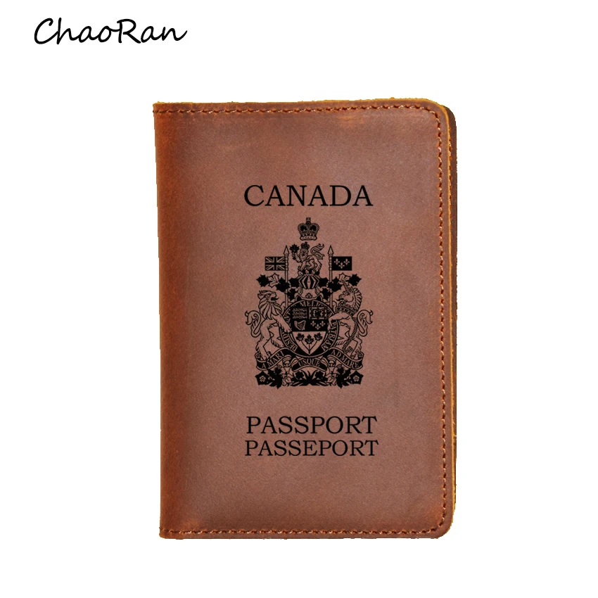 Buy Canada Passport Cover Vintage Leather Passport