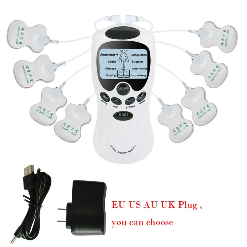 Новый двойной электрод Socker Цифровая терапия меридиан здоровая забота о мышцах