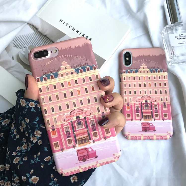 Модный чехол Wes Grand Budapest для Apple iPhone 7 Plus 6 S X Жесткий телефона из ПК Fundas Capa Coque |