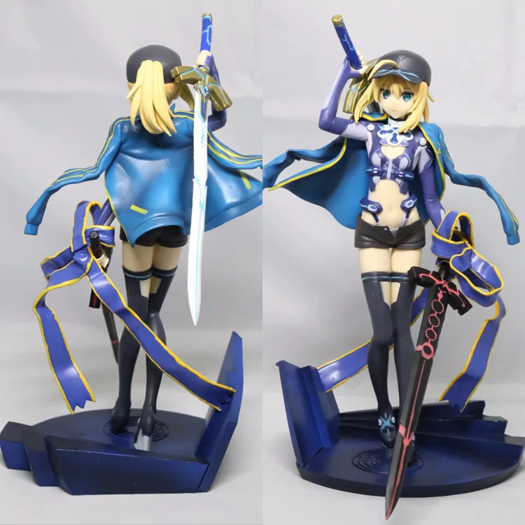 

22cm Anime Fate Grand Order Saber Assassin Mysterious Heroine X Ver Model Collection Action Figure Toys Doll 1/7 Scale Brand New