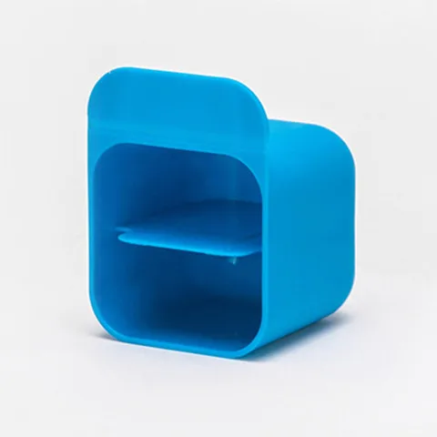 Креативный практичный прямоугольный домашний Офисный Компьютерный монитор, стол, боковая липкая коробка для хранения, школьные Канцтовары, контейнер для карандашей - Цвет: Blue-2