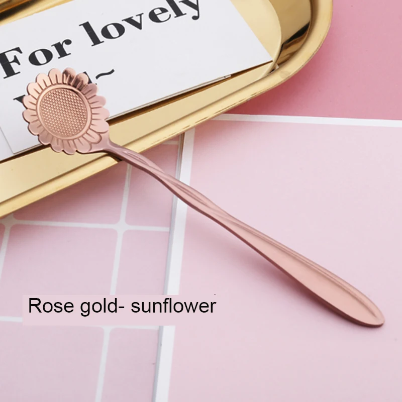 Rose gold-sunflower