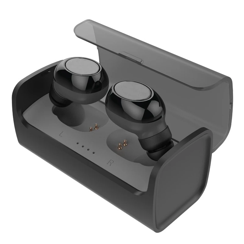 

Twins Wireless Bluetooth Earphone Portable Sport In-Ear Earpieces Stereo Mini Two Earbuds with Charging Box for iPhone 7 plus