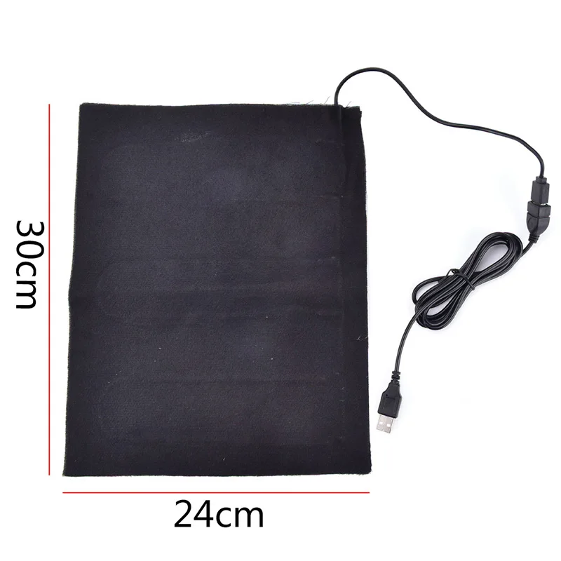 USB Fiber Heater Carbon Electric Heated Jacket Soft Cushion Winter Men Vest Heating Clothes Warmer Pads Keep Warm for mouse pad
