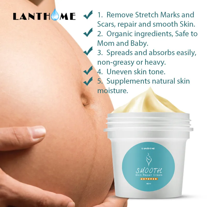 40G Natural Pregnancy Stretch Marks Remover Cream Acne Scar Removal Cream Skin Repair Anti-Aging Anti Winkles Firming Body Cream