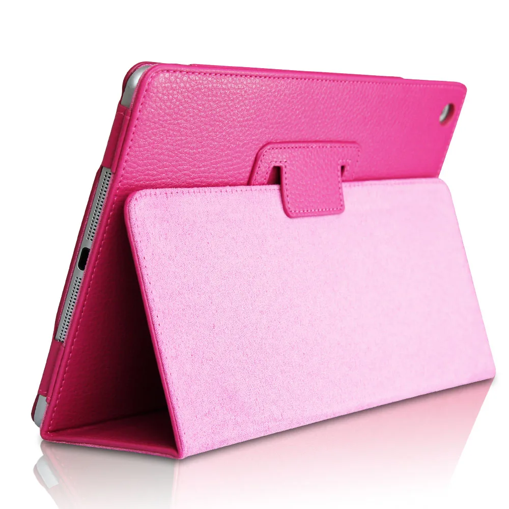Rose Red Для ipad mini 2 Mini 3 в стиле ретро из искусственной кожи чехол retina смарт-магнитной застежкой функцией подставки Sleep Wake UP Чехол для ipad Mini1/2/3 - Цвет: Rose Red