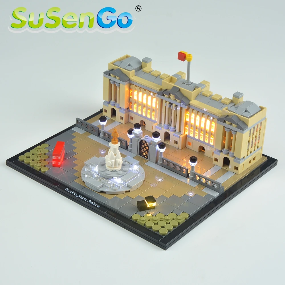

SuSenGo LED Light Kit For Architecture Buckingham Palace Toys Lighting Set Compatible With 21029 (NOT Include The Model)