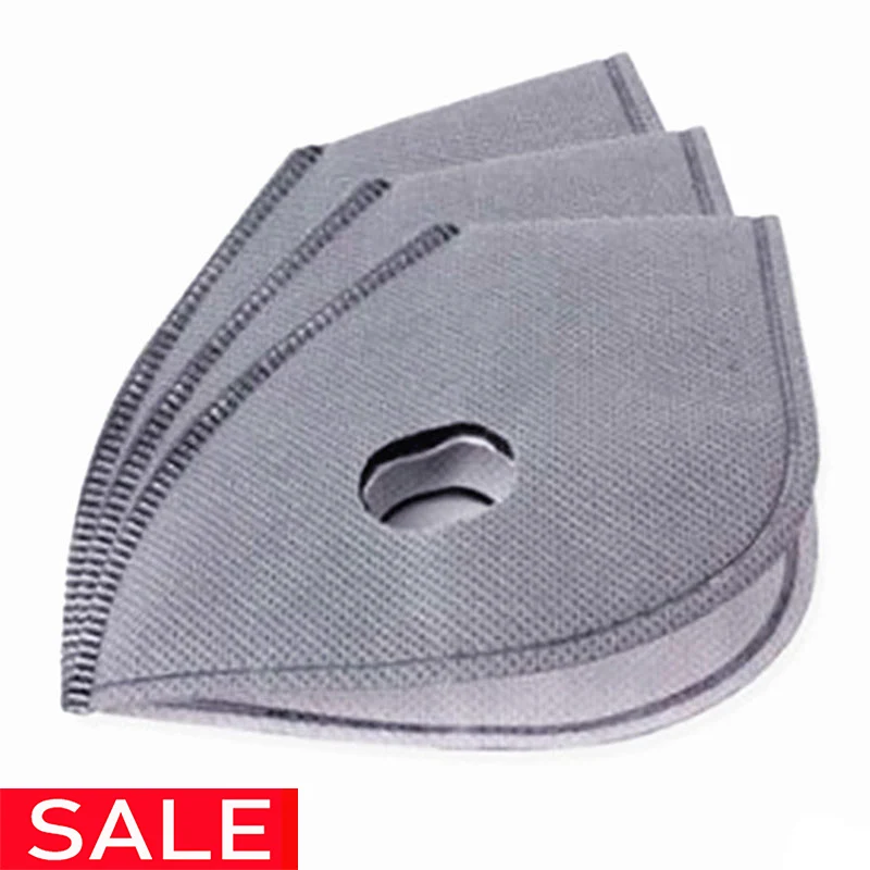 

10pcs/lot PM2.5 Mask filter Cycling Activate Carbon Mask Use Filter