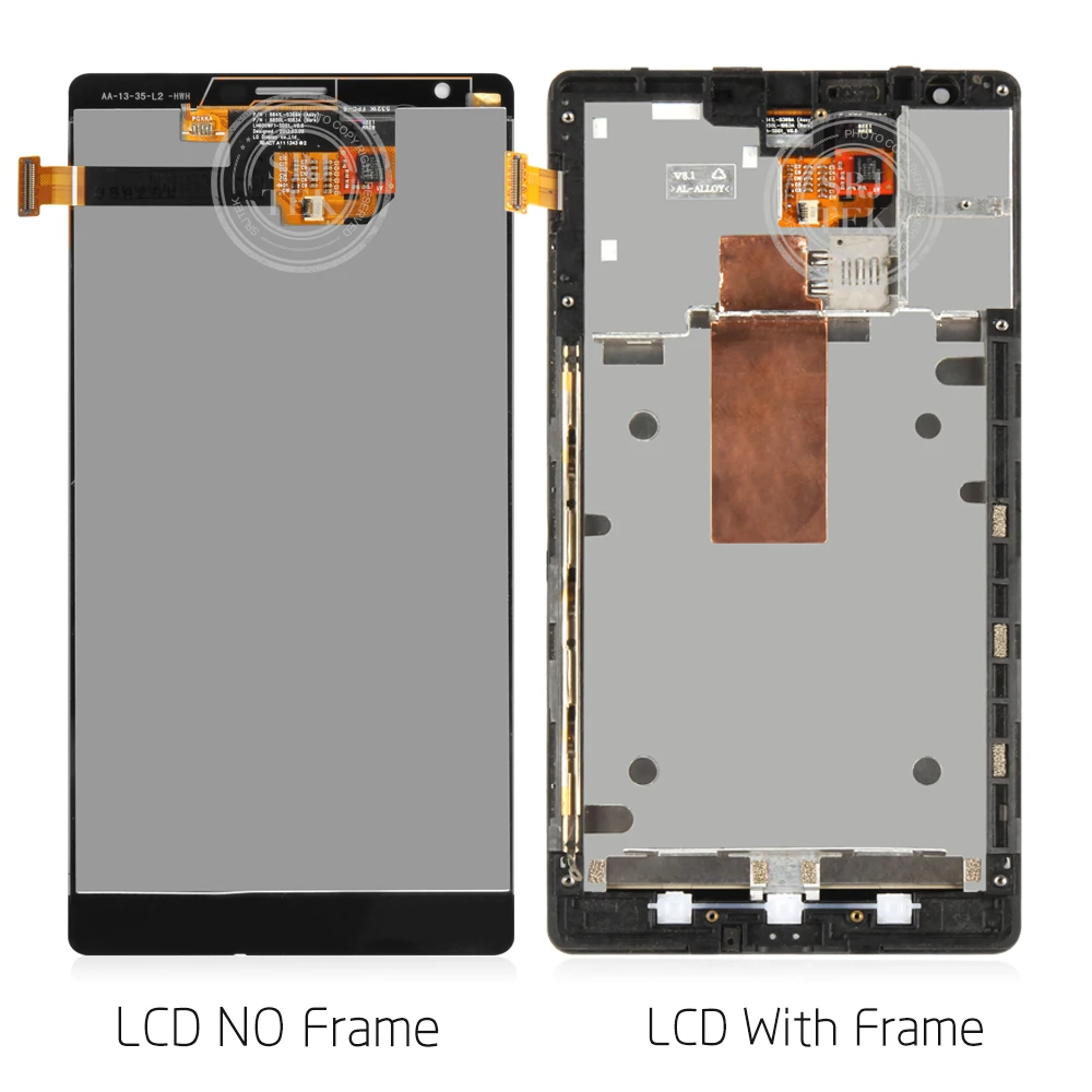 100% оригинал для NOKIA Lumia 1520 LCD сенсорный экран с рамкой дисплей дигитайзер сборка