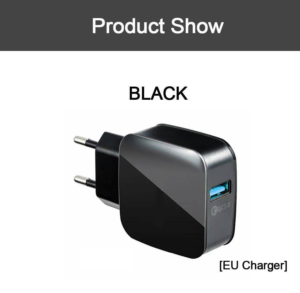 QC3.0 Quick Charge 3.0 Fast Mobile Phone Charger EU US Plug Wall USB Charger Adapter for USB Digital Device Tablet Smart Phone (15)