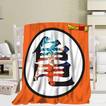 

Custom Dragon Ball Super blanket Flannel Fabric 56x80inch 50X60inch 40X50inch Sofa Bed Throw Blanket Kid Adult Warm Blanket