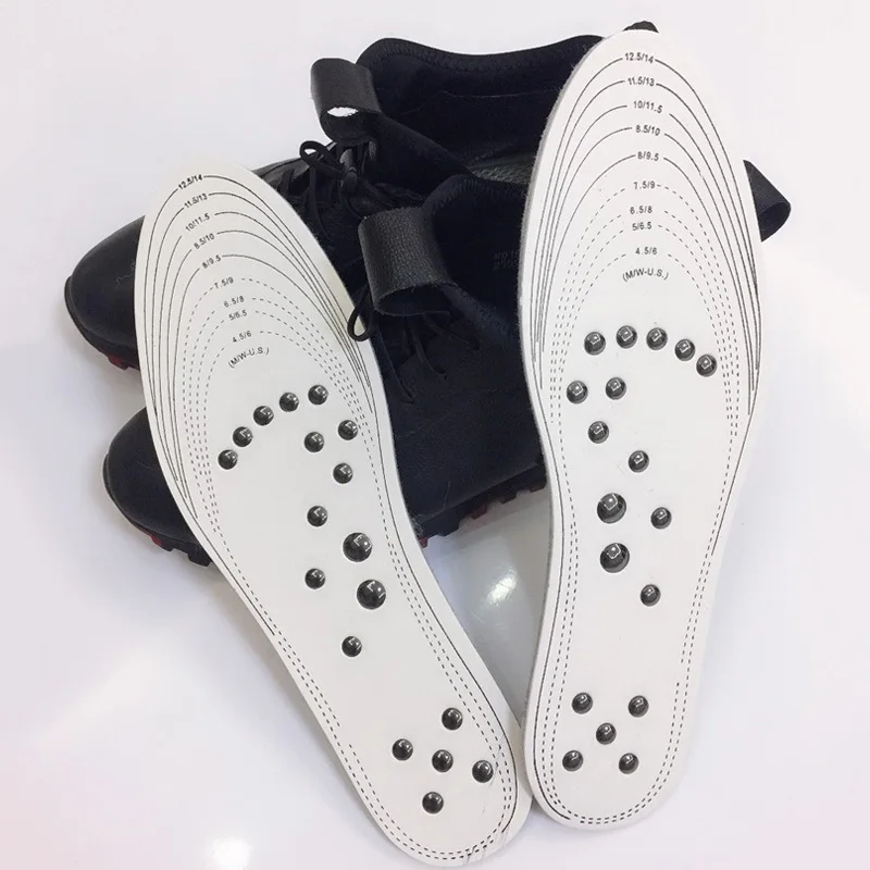 1 Pair Foot Massage Insoles Magnetic Therapy Weight Loss Slimming Sole Pad Plantar Point Stimulate Mat Relieve Fatigue Health