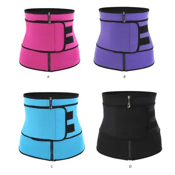 

Womens Plus Size Waist Trainer Tummy Belt Body Shaper Adjustable Hourglass Stomach Fat Burner Workout Weight Loss Bandage S-2XL