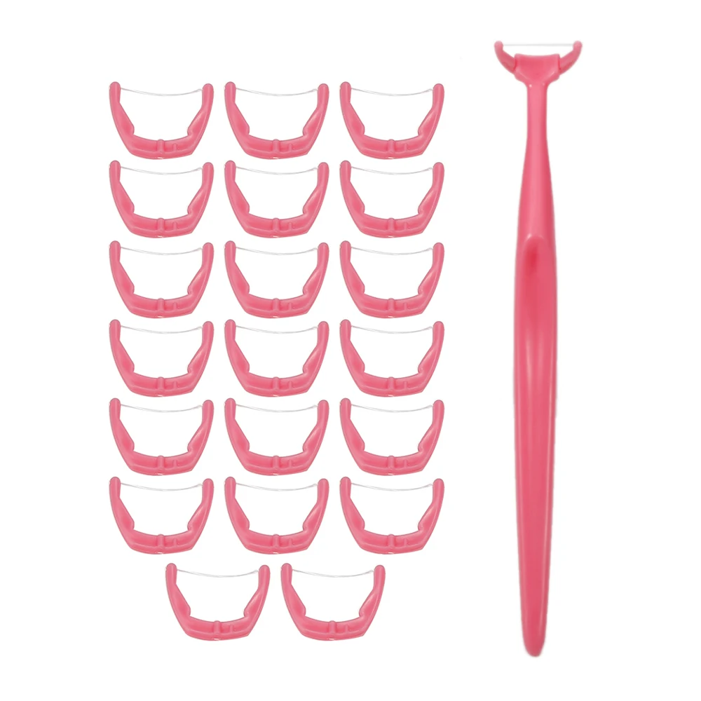 20 шт./компл. 3 цвета одноразовые зубочистки для ухода за межзубным пространством щетка для размещения между прутьями зубочистки зубная нить ручка Оральный ирригатор для чистоты инструменты