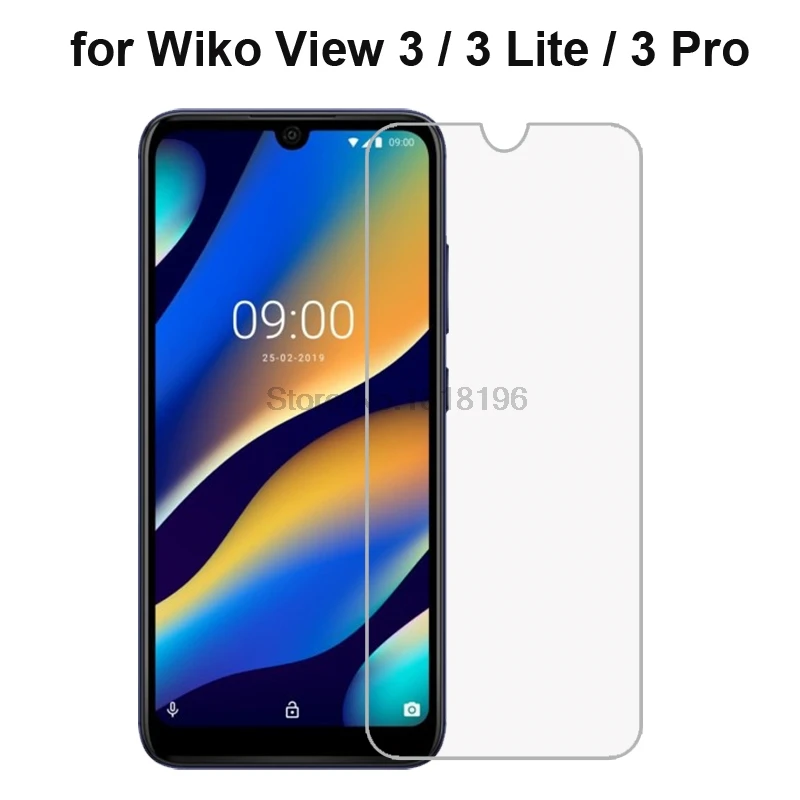 Закаленное стекло для Wiko View 3 9H защитная пленка телефона Lite Защита экрана WIKO Pro