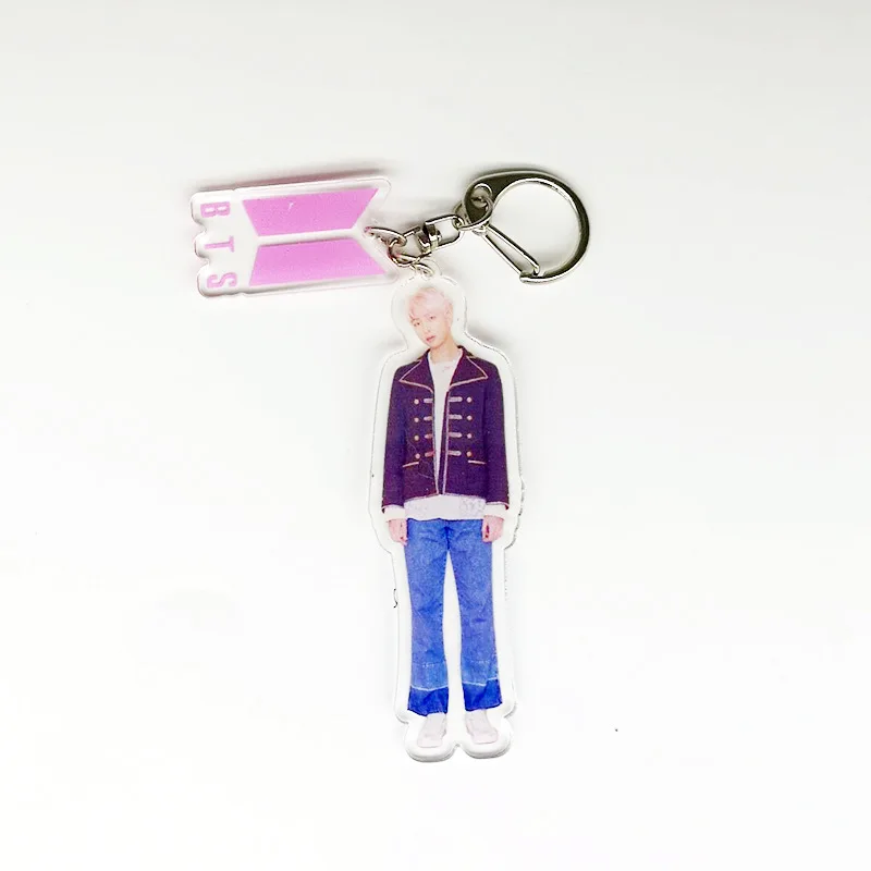 

Kpop Bangtan Boys Map of The Soul: Figure Acrylic Keychain Keyring BTS Jungkook Jimin Fashion Bag Pendant Charm