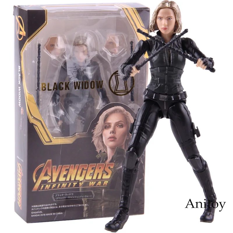 

SHF SHFiguarts Black Widow Avengers Infinity War Age Of Ultron Natasha Romanoff PVC Action Figure Collectible Model Toy