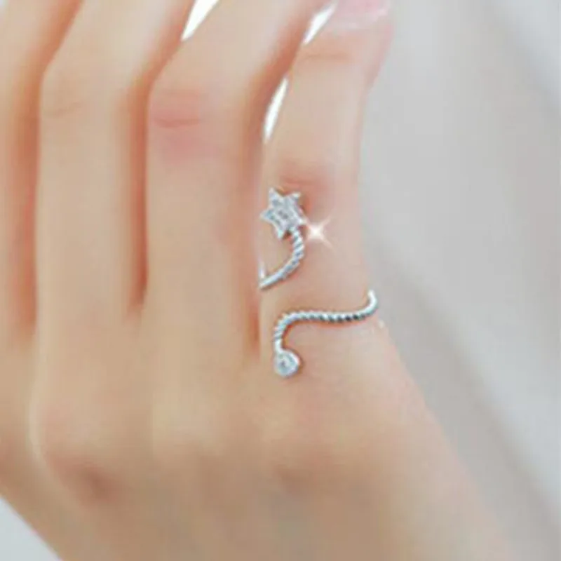 

New Arrival Punk Cool charms Nail Sets Jewellery Finger Rings / Fake Nail Art Rings Women 2019 HOT Free shipping