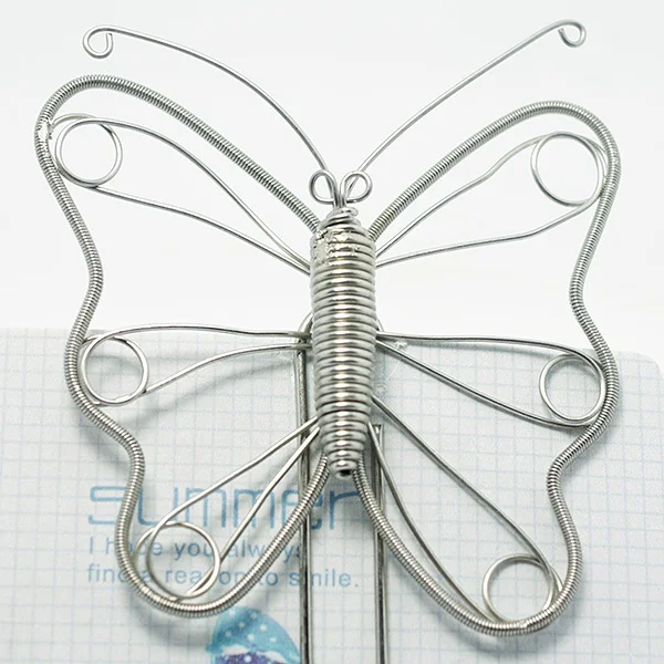 Novelty 60 Pieces/lot Large Butterfly Paper Clip Practical Stainless