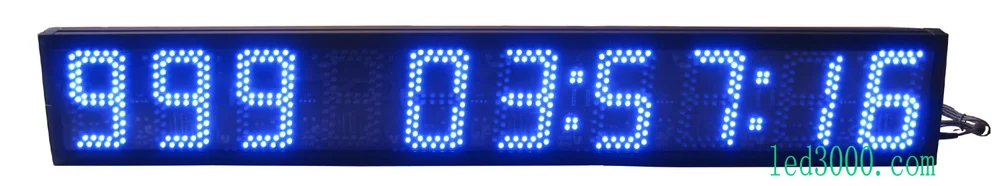 5inch blue color days hours minutes and seconds led countdown clock(HST9-5B) | Дом и сад